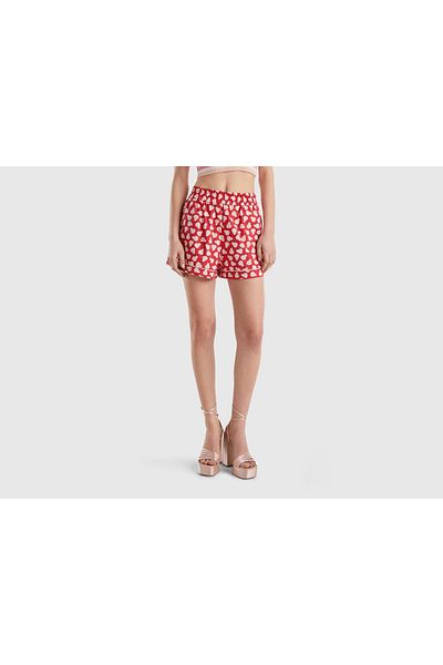 United Colors of Benetton Women's Fruit Print Shorts