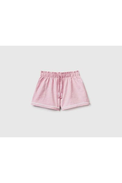 United Colors of Benetton Lightweight Baby Shorts with Tie