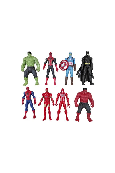 Shoplandu شخصيات الأبطال الخارقين المكونة من قطعتين - مجموعة متنوعة من شخصيتين