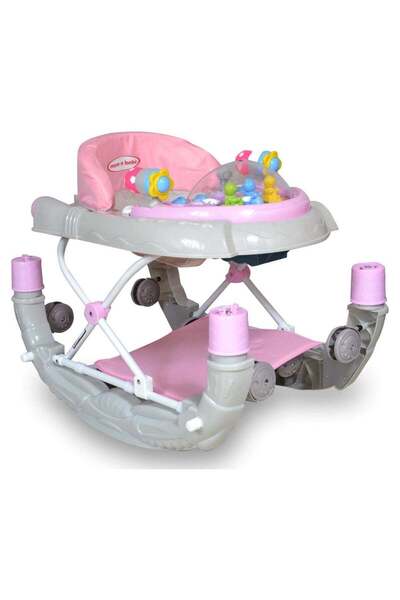 Rally Multi Function Foldable Soft Cushioned Seat 2 In 1 Baby Walker Rocker