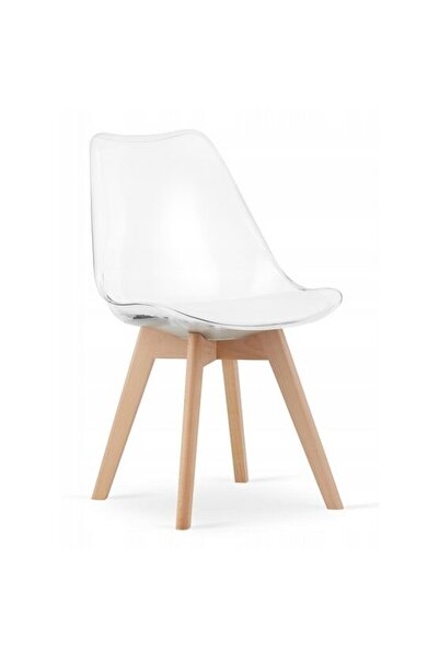 JollyMag Scaun bucatarie/living, Artool, Mark, PP, lemn, transparent, 49x42x8...