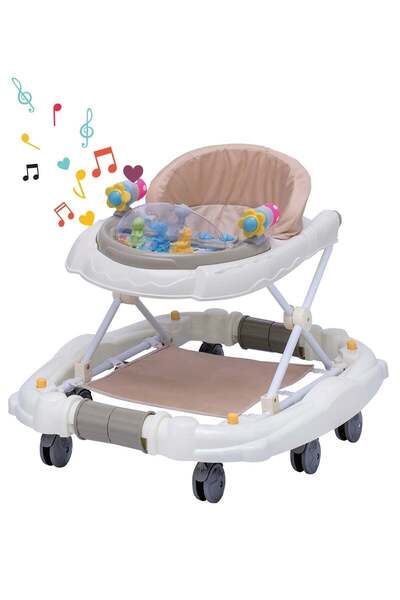 Rally Multi Function Foldable Soft Cushioned Seat 2 In 1 Baby Walker Rocker