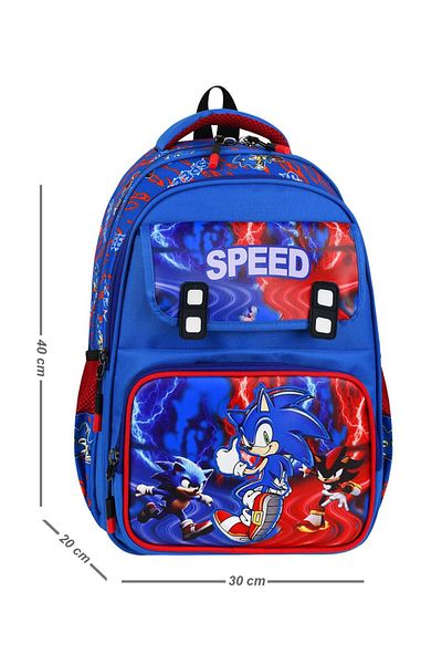 YİGİT BUTİK Yigit Boutique Character Printed 3-Piece Boy's School Bag