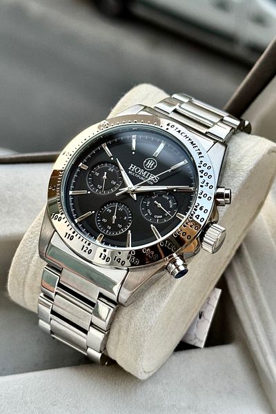 Homies Men's Wrist Watch Stainless Steel Cord All Indicators Active Original Gift Box and Bracelet