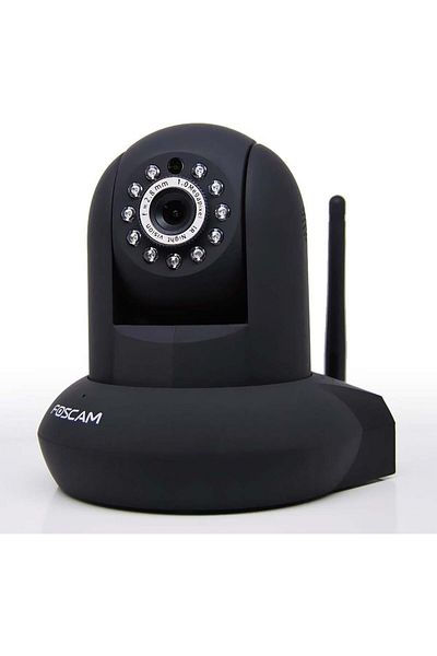Foscam FI9821P (Black) 720p Megapixel H.264 Wireless N IP Camera