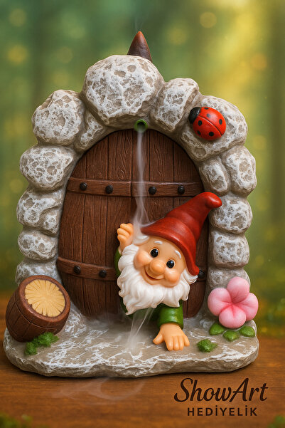 ShowArt Hediyelik Cüce Modeli Geri Akış Tütsülük