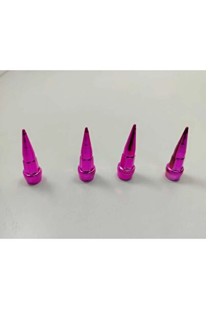 İB GLOBAL Pembe Sivri Sibop Kapağı Plastik 4'lü