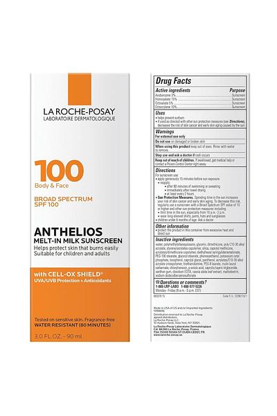 La Roche Posay La Roche-Posay Anthelios Melt-in-Milk Sunscreen Lotion SPF 100 - 3 fl oz