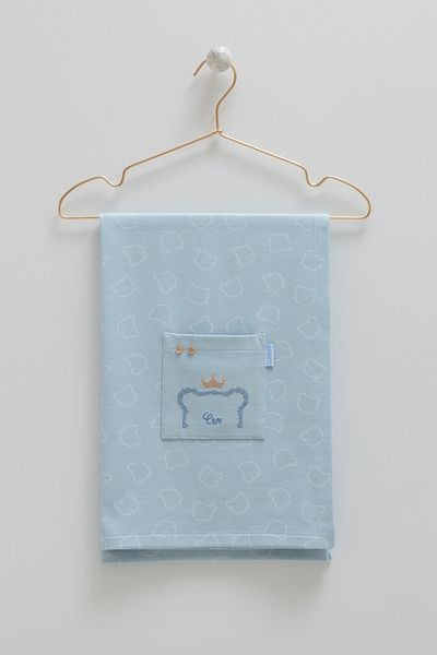 Caramell Baby Blanket 80X80 cm - Teddy Bear Patterned