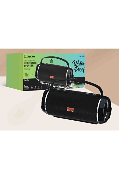 ACL ACS-11 V5.3 Kumaş Dokulu Tf Kart,flash Bellek,aux Destekli Su Geçirmez Bluetooth Hoparlör