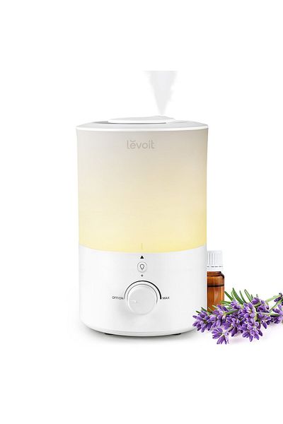 Levoit Dual 150 Ultrasonic Cool Mist Humidifier, 27m² Room Coverage, White, LUH-D302-WAE