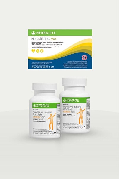 Herbalife Herbalifeline Max 30 kapsül-Formül 2 Vitamin ve Mineral Kompleks Er...