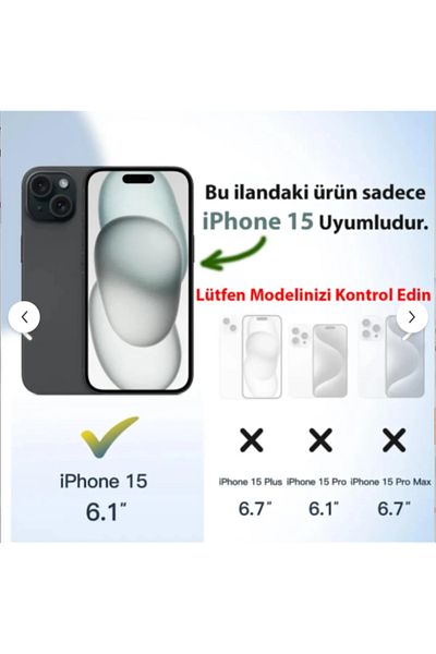 HYPERSOFT iPhone 15 Compatible Cute Labubu Patterned Soft Dough Silicone Luxury Case Cover with Stand Feature