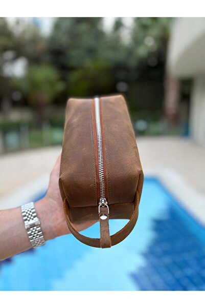 ÖzkanAccessory Elnath Genuine Leather Gift Unisex Handbag