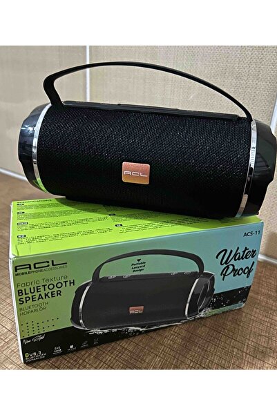 ACL ACS-11 V5.3 Kumaş Dokulu Tf Kart,flash Bellek,aux Destekli Su Geçirmez Bluetooth Hoparlör