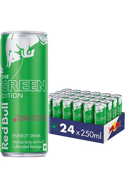 Red Bull Energy Drink, The Green Edition, 250 ml (24 Pack)