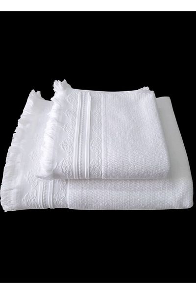 Özdilek Betty Bath Towel Set of 2 - White