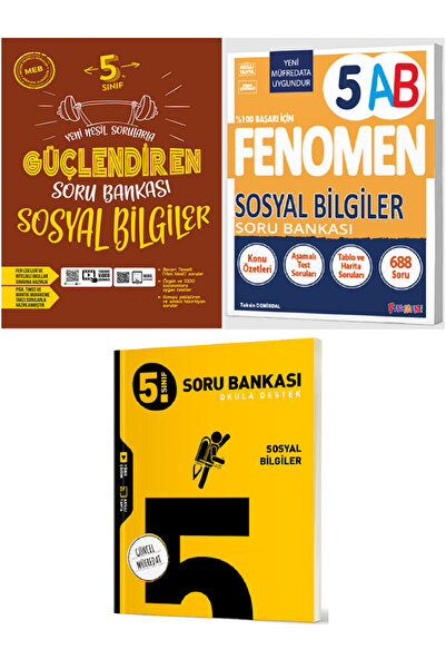 Evrensel İletişim Yayınları 5.Sınıf Ankara Güçlendiren Sosyal Bilgiler Soru B...