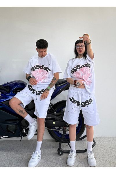 zaee Spider Oversize Shorts Set
