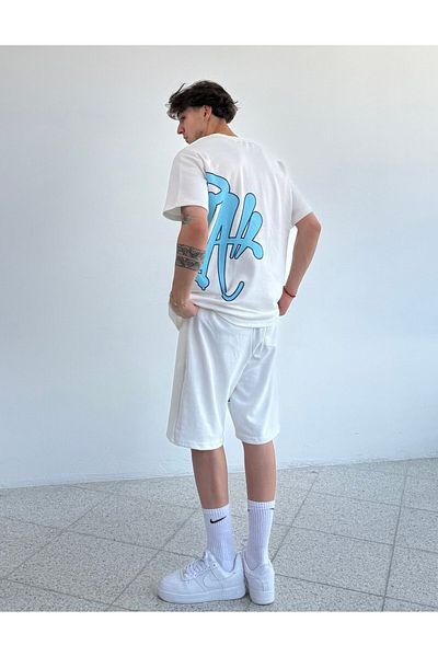 zaee S. Printed Shorts T-Shirt Set
