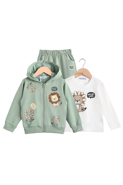 SETTY KOOP Little Lion 3-Piece Toddler Tracksuit Set