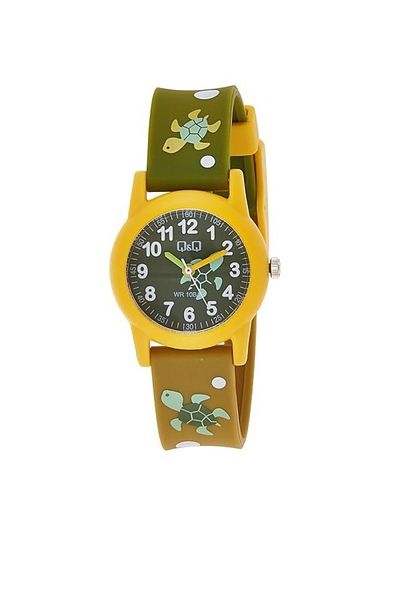 Q&Q Original 2 Years Warranty Waterproof Turtle Children's Watch
