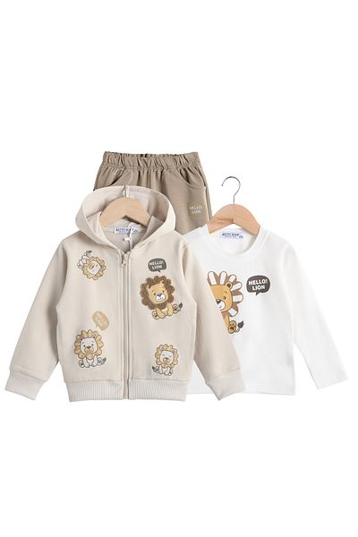 SETTY KOOP Little Lion 3-Piece Toddler Tracksuit Set