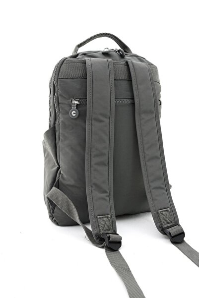 H&D COLLECTİON Unisex Water Resistant Crinkle Fabric Multi-Compartment Medium Laptop School And Backpack