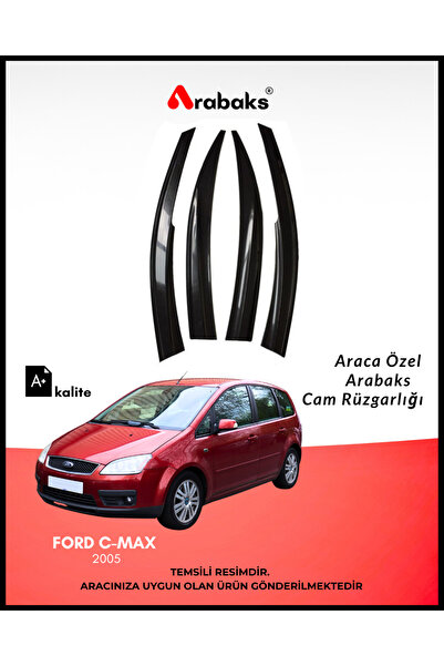 Arabaks Ford C-Max 2005 Cam Rüzgarlığı 4’lü Takım (MUGEN TİP, DAYANIKLI MALZE...