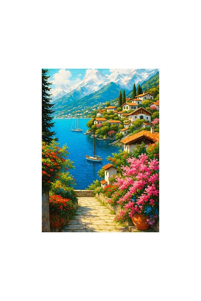 Neverland 1000 Piece Puzzle - Mountain Lake Village