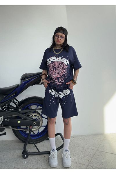 zaee Spider Oversize Shorts Set