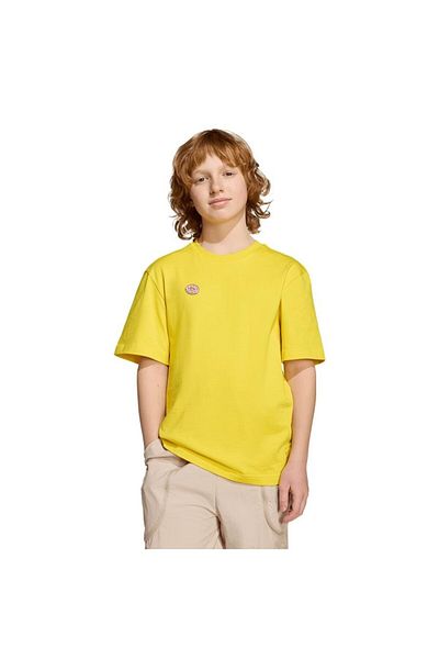 adidas Yellow Children's T-Shirt J Sim Gfx t Jm0818