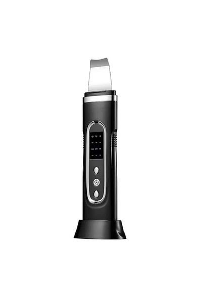 OEM Ultrasonic Skin Scrubber - Deep Exfoliation, Blackhead Removal, Facial Rejuvenation, Black