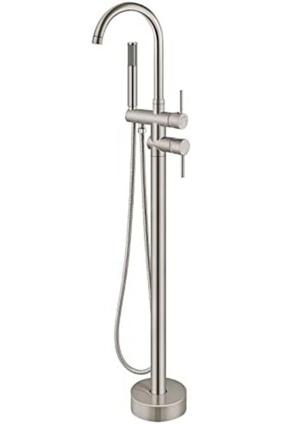 Almiftah Aolemi Floor Mount Bathtub Faucet Freestanding Tub Filler Standing High Flow Shower Faucets Shower M