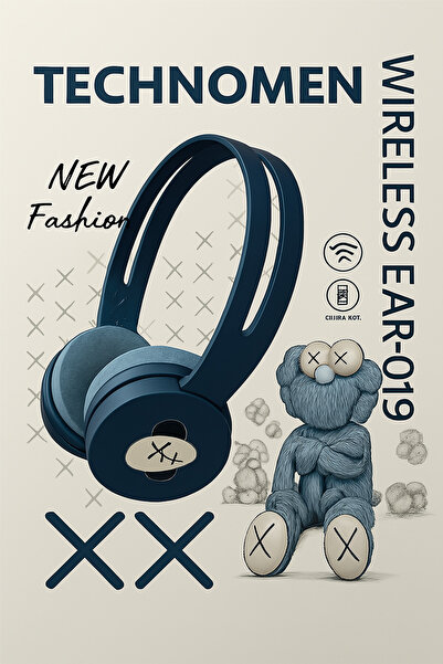 TECHNOMEN En İyi Bluetooth Çocuk Kulaklığı – 400 mAh, Net Ses, Uzun Pil Ömrüy...