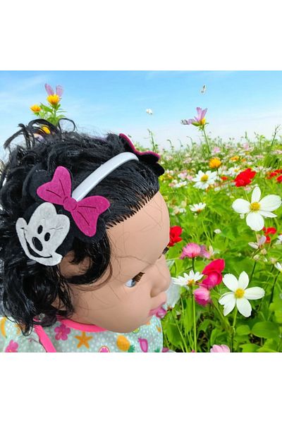ÖZKARDEŞLER BABY Party Henna Crown with Felt Figure