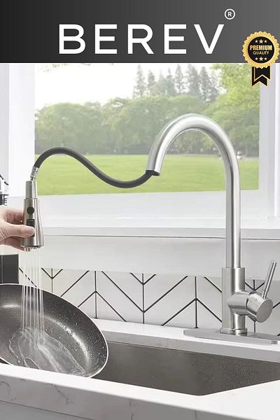 Berev Inox Spiral Kitchen Faucet Inox Kitchen Decor Faucet