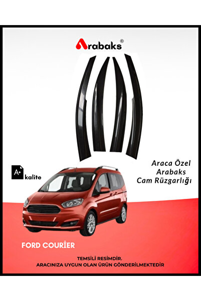 Arabaks Ford Courier Cam Rüzgarlığı 4'lü Takım (MUGEN TİP, DAYANIKLI MALZEME,...