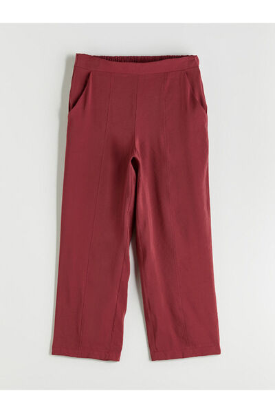 LC Waikiki Lcw Women's Elastic Waist Modal Blend Pants Fast Fashion