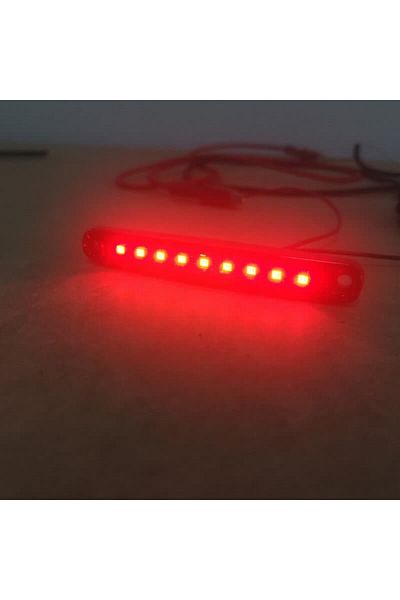 BGRJ Automotive Set of 4 red side marker lamps, 9SMD, 12-24V