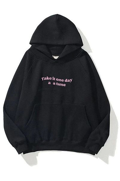 Boi Unisex Happy Life Sweatshirt Hoodie