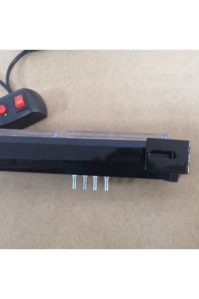BGRJ Automotive 7 COB 126W rotating beacon bar, strobe functions, 12-24V with button
