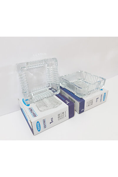 renkli çiçekler 2 штуки скляних попільничок 10x10x3,5 см квадратні скляні попільнички