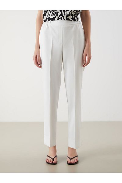 LC Waikiki Lcw Elastic Waist Carrot Cut Women's Trousers New Season