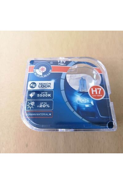 BGRJ Automotive Halogen bulbs H7 100W, Xenon Look, 12V, 5000K light
