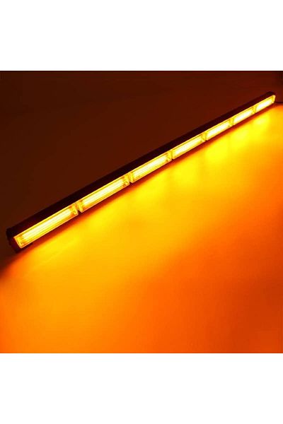 BGRJ Automotive 7 COB 126W rotating beacon bar, strobe functions, 12-24V with button