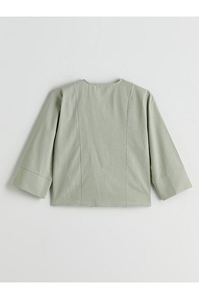 LC Waikiki New Season V-Neck Blouse with Bow - S5Q495Z8