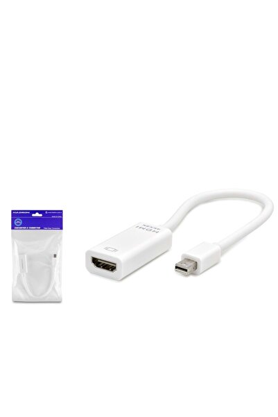 HADRON Hdx7768 Mini Displayport to HDMI Image Converter 4K 30 Hz White