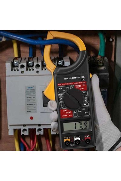 BGRJ Automotive Digital multimeter / Clampmeter DT266, voltage, amperage, resistance, insulation