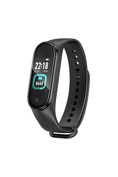 REDz Accessories Smart Bracelet for Sports Monitoring, Hoco GA08, Phone Notifications, Black